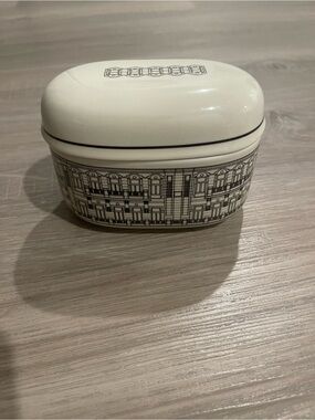 Vintage Aramis Architectural Studies Vienna Trinket Jar Porcelain 1982 Japan